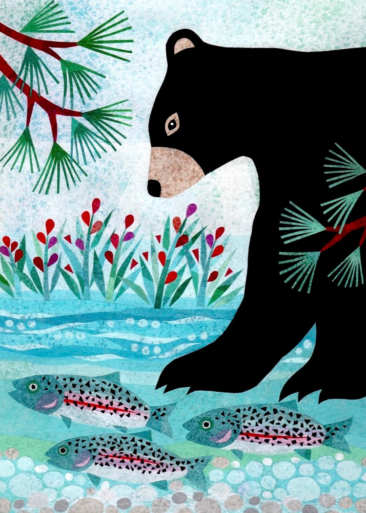 kd14NP Fishing Bear
