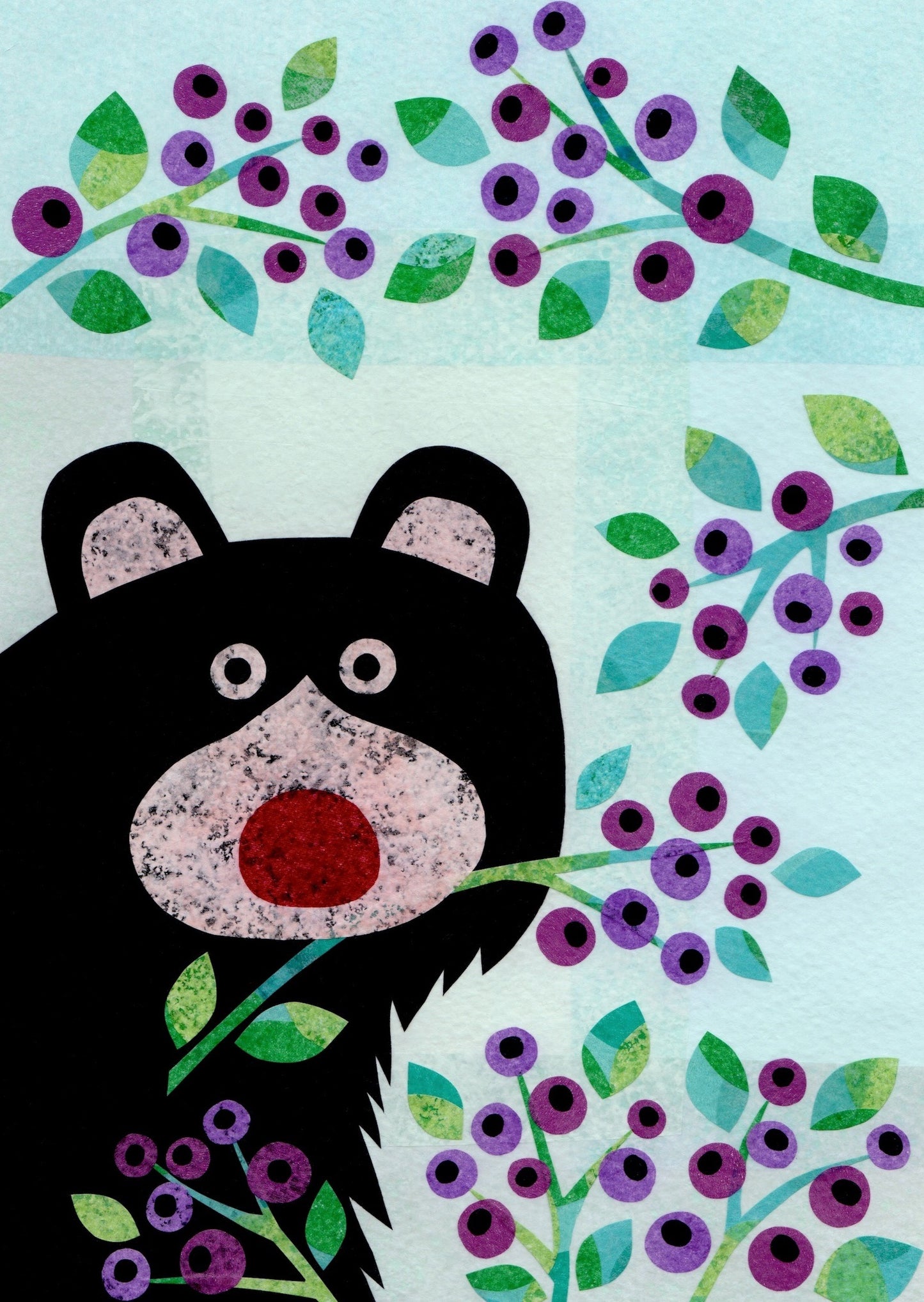 kd22NP Bear with Berries
